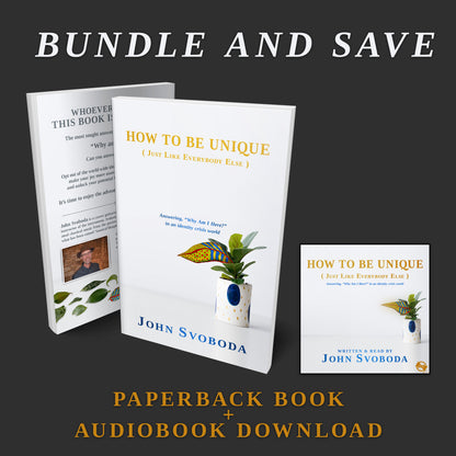 How To Be Unique: Signed Paperback plus Audiobook Download