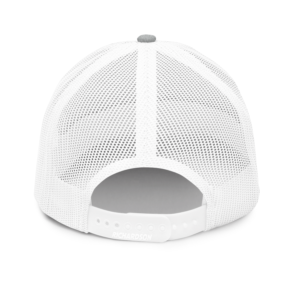 Classic Grey/White Hat | No Bow Tie
