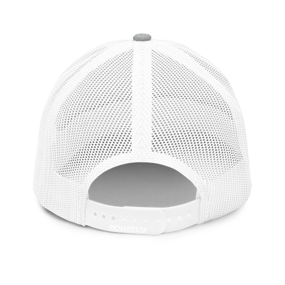 Classic Grey/White Hat | No Bow Tie