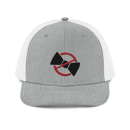 Classic Grey/White Hat | No Bow Tie