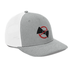 Classic Grey/White Hat | No Bow Tie