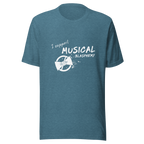 "I Support Musical Blasphemy" Green T-Shirt