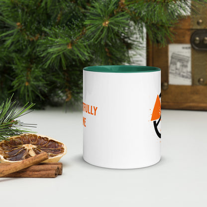 Delightfully Insane Mug with Green Interior